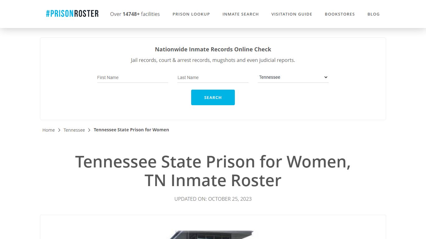 Tennessee State Prison for Women, TN Inmate Roster - Prisonroster